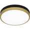 Quoizel Weldin Flush Mount Led Matte Black Gold WLN1611MBKG - alternate 5